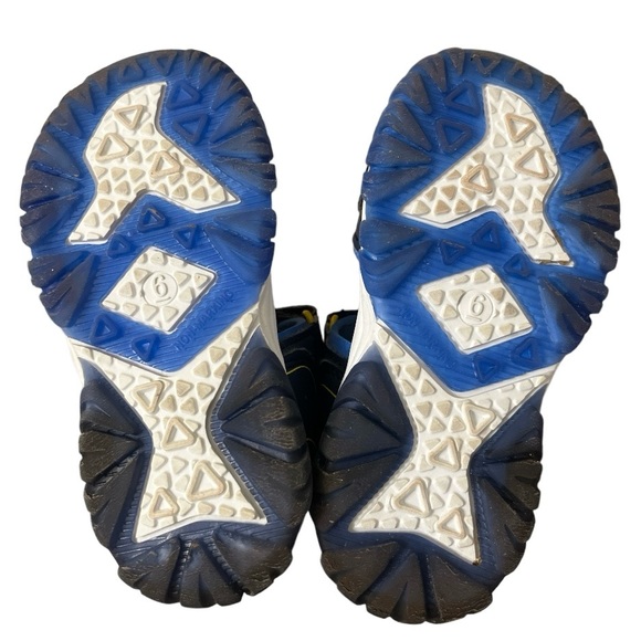 Nickelodeon Paw Patron Sandals Black Blue Size 6 Velcro Summer light-up - Picture 3 of 13